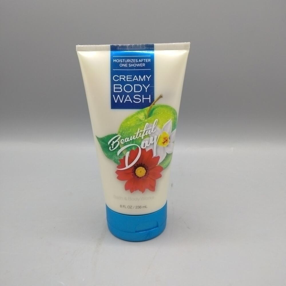 RARE Bath & Body Works ~ BEAUTIFUL DAY~ Creamy Body Wash 8oz Discontinued New